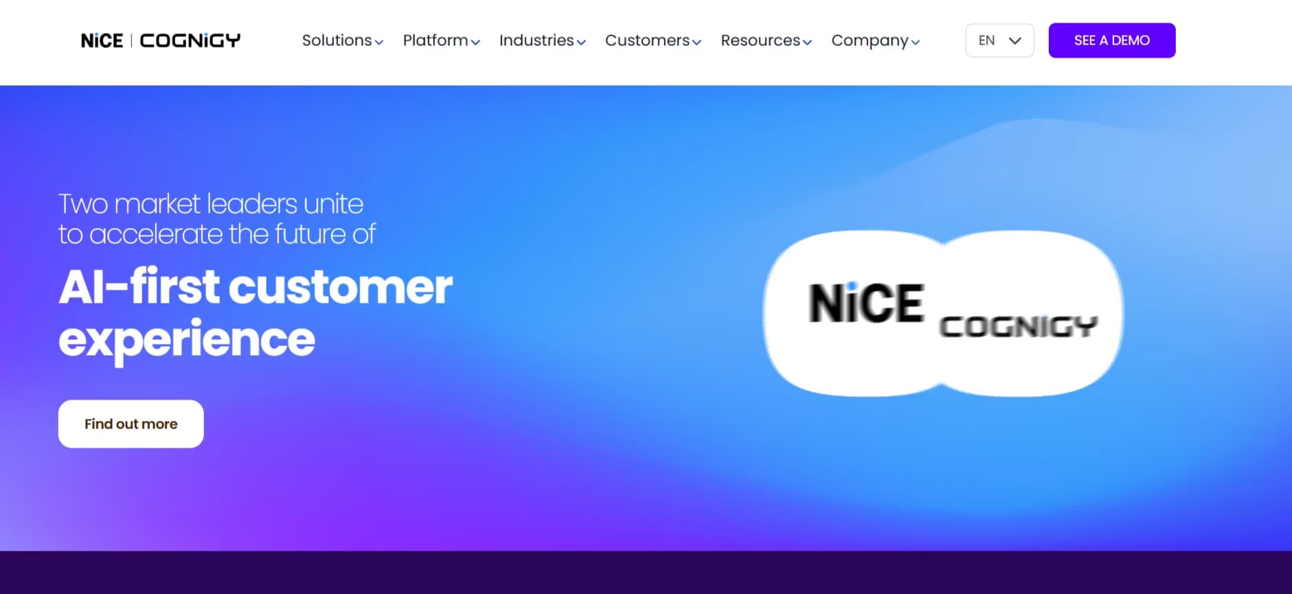 Cognigy AI agent for e-commerce